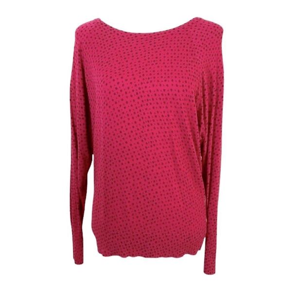 LOFT Animal Dot Ribbon Back Dolman Sleeve Sweater, size medium - Picture 1 of 9